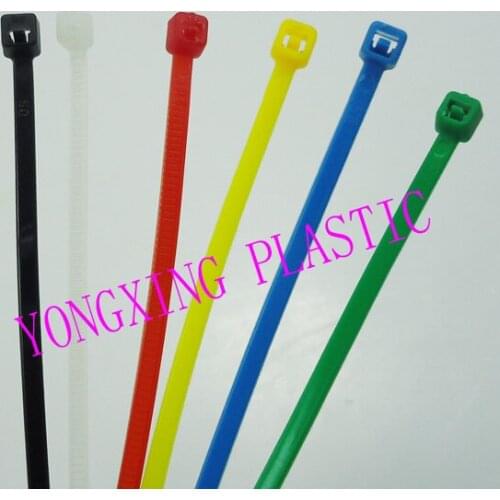 100pcs/lot 2015 new 100pcs 6 color 6"(18lbs) 2x150mm Network Nylon Plastic Cable Wire Zip Tie Cord Strap