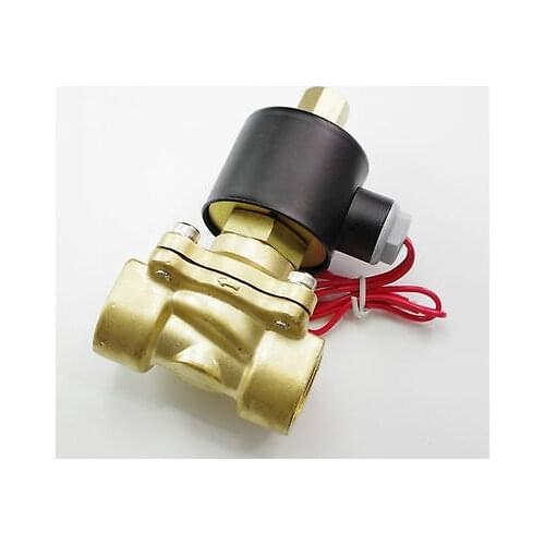 12VDC Water Air Oil Brass NC Electric Solenoid Valve 3/4" inch BSP x 1