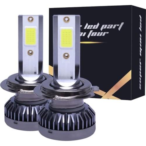 2pcs H4 LED H7 90W 12000LM H1 H4 H7 H11 9005 9006 LED Car Headlight Bulb H7 Led Canbus LED H4 Auto Headlight Conversion Kit