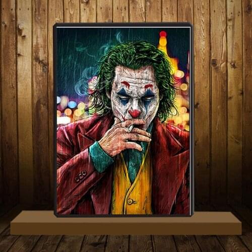 New 5D DIY Full Square/Round Diamond Painting "Joker" Rhinestone Diamond Embroidery Clown Cross Stitch Home Decoration Gift