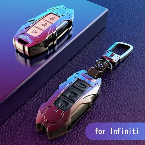 Automobile zinc alloy key case cover for Nissan Versa Murano Rogue Armada Sentra Qashqai X-Trail T32 for Infiniti FX35 QX50