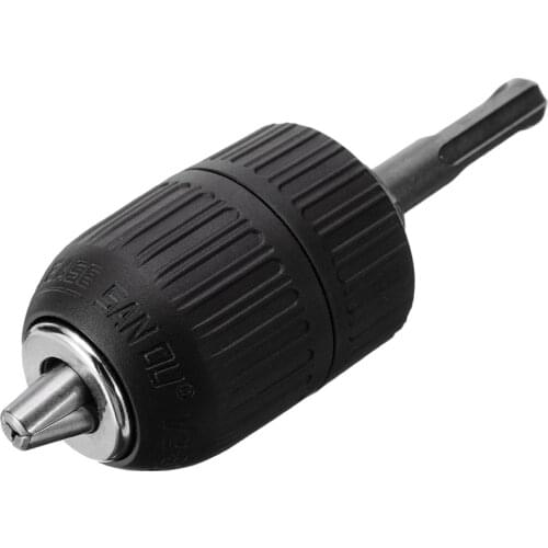 1Pcs 2-13mm Keyless Impact Drill Chuck Hand Tool With Lock And SDS Adaptor For Machine Tool Part Quick Change Drill Chuck