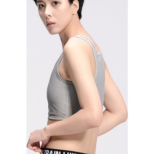 Tomboy bustier corset Lesbian chest binder Casual Tank Top underwear Tomboy Breathable Vest Tops plus size Breast Les Lesbian