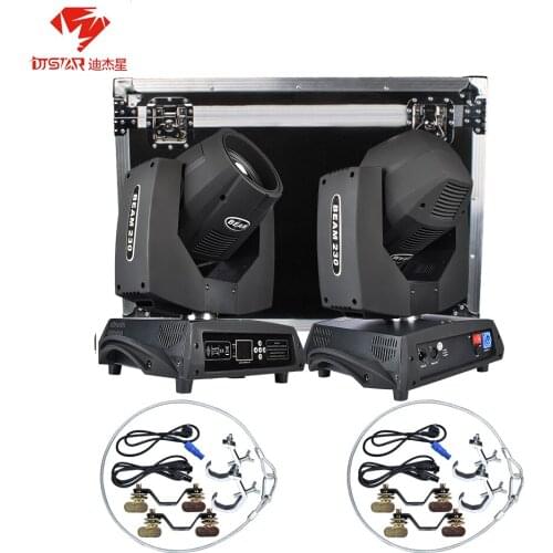 Beam 230W 7R Moving Head Light With Flight Case Gobo Plate&Color Plate For DMX DJ Stage Event Church Show DJSTAR 2 Prisms