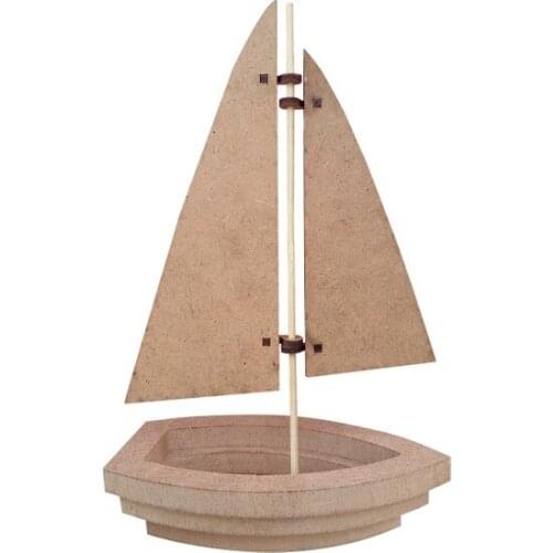 F20 Sail Figure Trinket Wooden Object paintable decorative objects декоративные предметы под роспись