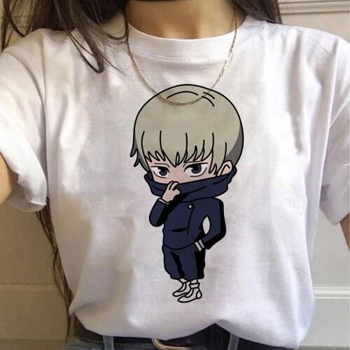Anime Harajuku T Shirt Men Jujutsu Kaisen Shirt Toge Inumaki Yuji Itatori Unisex 2021 Woman Japan Clothes Oversize T Shirts
