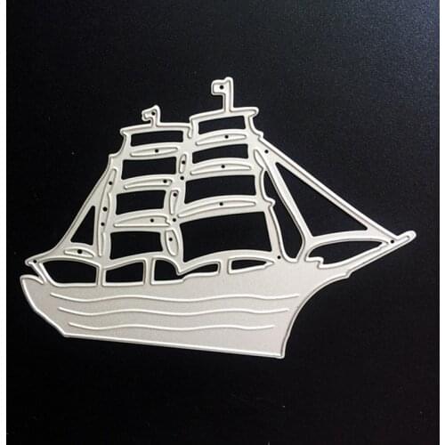 YINISE Metal Cutting Dies For Scrapbooking Stencils Sailboat DIY PAPER Album Cards Decoration Embossing Folder Die CUT Cutter
