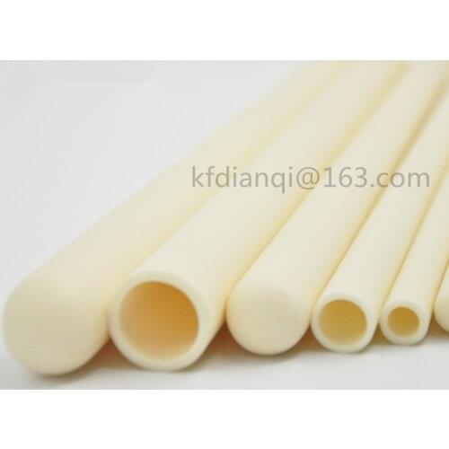 OD*ID=6*5mm Thin Wall Closed End High Purity 99.3% Alumina advanced ceramic Thermocouple Bushing Protecting Tube