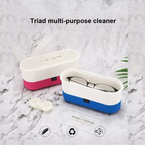 Original New Ultrasonic Glasses Cleaning Machine 4000Hz High Frequency Vibration Wash Cleaner Washing Jewelry Glasses