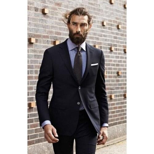 JELTONEWIN Latest Coat Pant Designs Casual Business Blazer Suits For Men 2 Piece Black Men Wedding Suits Slim Fit Prom Tuxedo