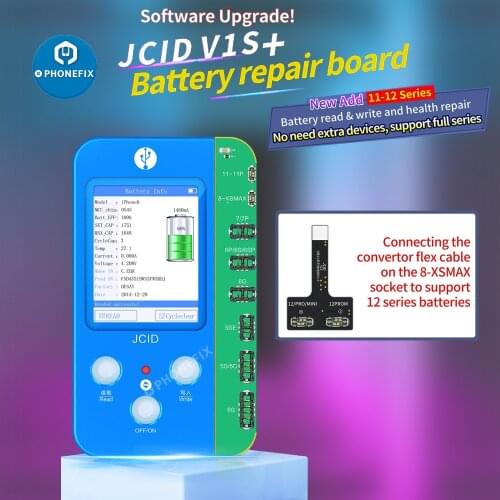 JC V1S Battery Repair Board Flex Cable for iPhone 11-12 Pro Max Battery Data Program for Repair Battery Error Health Warning