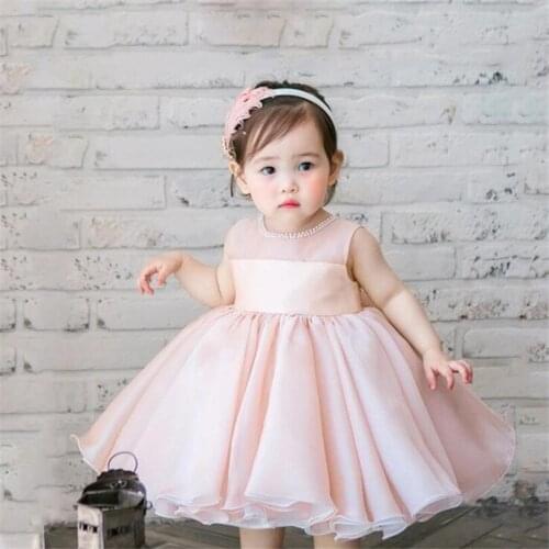 Dress For Girls Ball Gown Lace Kids Dresses For Girls Princess 1st Birthday Dress Wedding Party Dress Toddler Baby Girl Dress