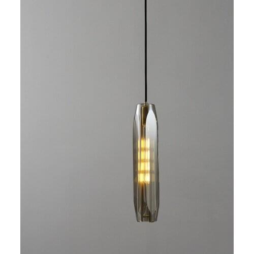 Postmodern Luxury Crystal Pendant Lights Home Decor Bedroom Bedside Lamp Living Room Restaurant Bar Dining Table Pendant Lamps