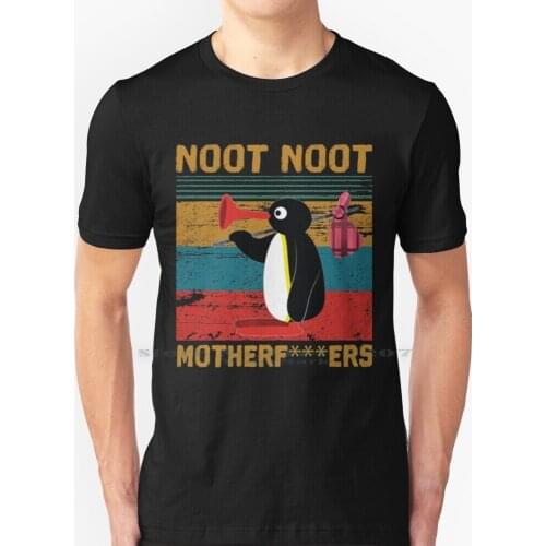 Noot Noot Shirt - Noot Noot Vintage Womens T-Shirt - Noot Noot Vintage Mens T-Shirt - Noot Noot Retro Motherf Mens T-Shirt T