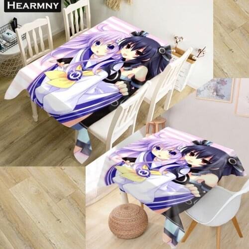 Sexy Anime Girls Tablecloth Waterproof Oxford Fabric Square/Rectangular Tablecloth For Wedding Table Cloth Cover TV Covers