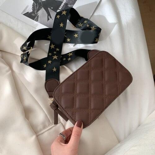 Shoulder Bag Designer Crossbody Bag Women Bag Handbag Purse All-match Fashion Retro 2021 New PU Leather Diamond Lattice Zipper