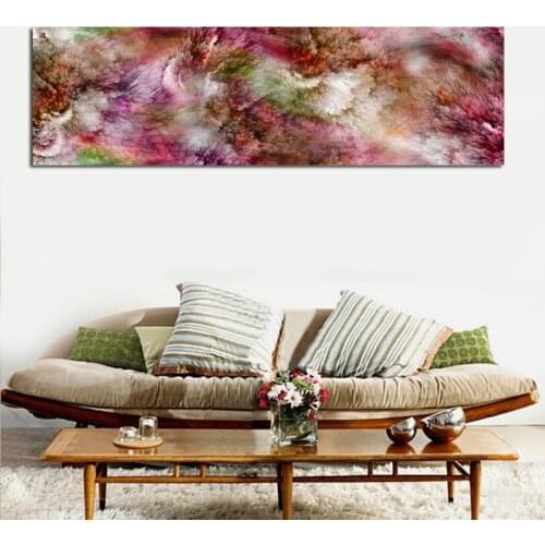 Golden Colorful Abstract Oil Painting Nordic Poster Wall Picture For Living Room Canvas Modern Art Poster And Print