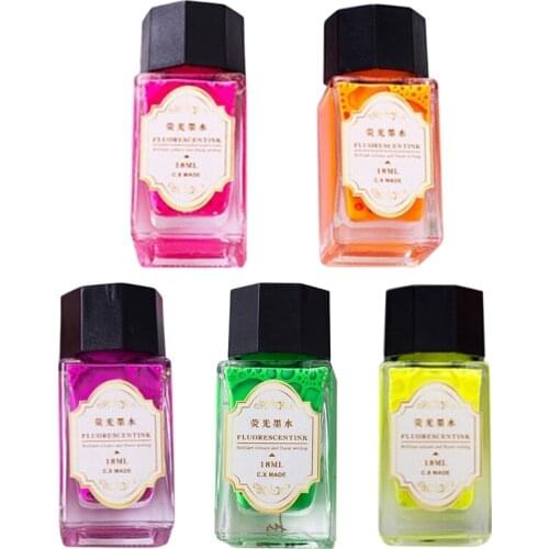 18ml Non-Carbon Magic Invisible Ink for Fountain Glass Dip Pen Creative Fluorescent Ink Graffiti UV Light