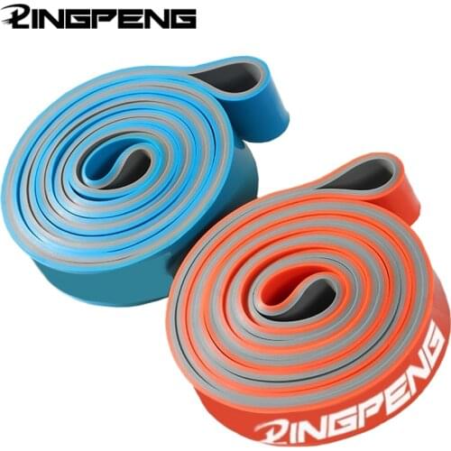 208 Cm Thick Two-color Stretch Resistance Band Exercise Extender Elastic Pull Weightlifting Band for Resistance Training