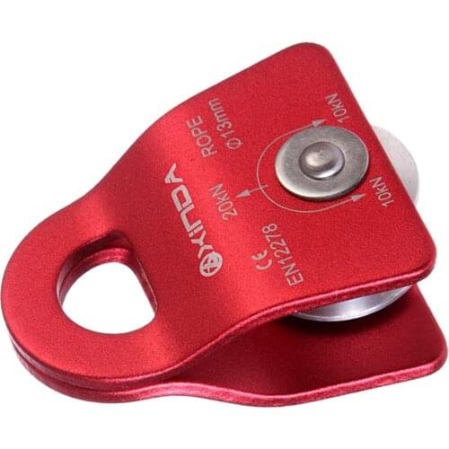 20KN Single Pulley for Mountaineering Rock Climbing Heavy Hauling System