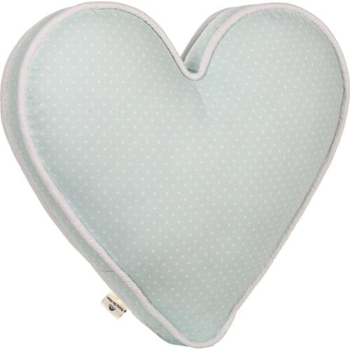 Amy Mint Heart Decorative Pillow