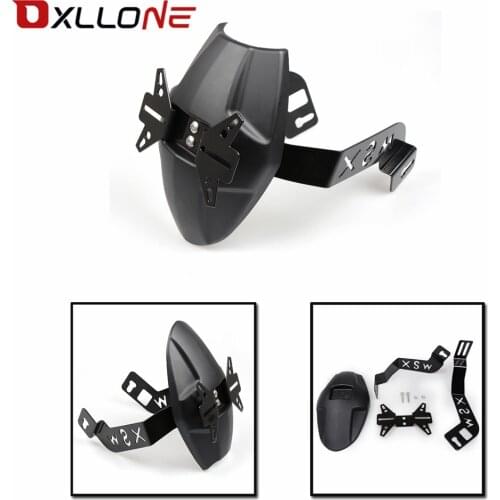 For Honda MSX125 2013 2014 2015 Motorcycle Accessories Rear Fender Refit Rear Wheel Fender mudguard License Plate Holder MSX 125