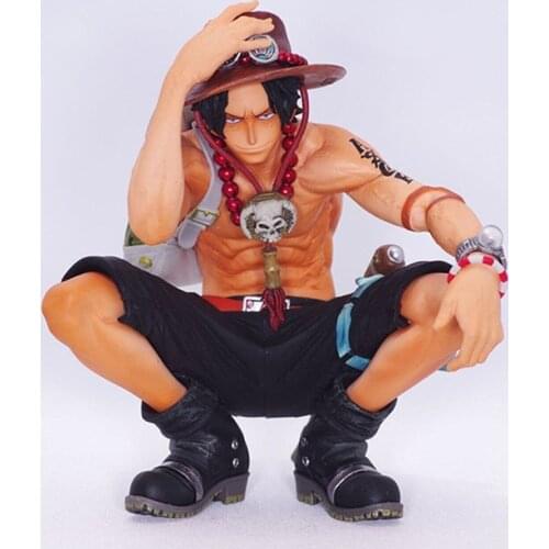 Hot Japanese Anime One Piece Action Figure Portuguese D Ace PVC Fire Devil Fruit One Piece Anime Collectable Model Toy Gift 15CM