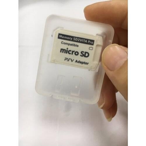 100pcs Version 5.0 SD2Vita For PSVita PS Vita 1000 2000 Memory Game Card to Micro SD Adapter Adaptor V5.0 3.60 System 256GB