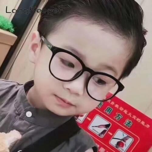 Baby Kids Glasses Frame Fashion Blue Light Blocking Children Boys Girls Computer Eyeglasses Optical Clear Lens Anti-UV Glasses