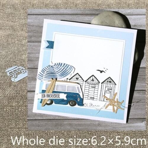 New Design Craft Metal Cutting Dies tour bus decoration scrapbook die cuts Album Paper Card Craft Embossing die cuts