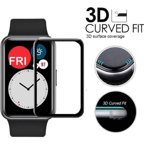 Honor band 6 Soft 3D Protective Film Guard for Huawei Watch Fit Full Cover Screen Protectors Smart Wristband Accessories