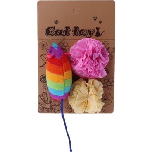 Mice Animal Cat Toys Catnip InteractiveToy Christmas Pet Products For Kittens