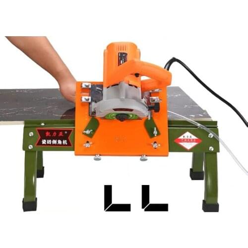 New High-precision 45-degree Portable Small Desktop Multi-function Dust-free Water Cutting Bevel Ceramic Tile Chamfering Machine