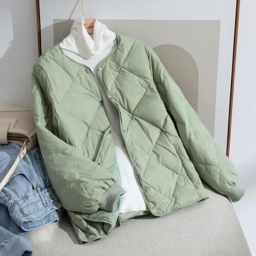 2021 New Winter Jacket High Quality Down Coat Women 90% Ultra Light Down Jackets Winter Warm Women Clothing Casual Parkas
