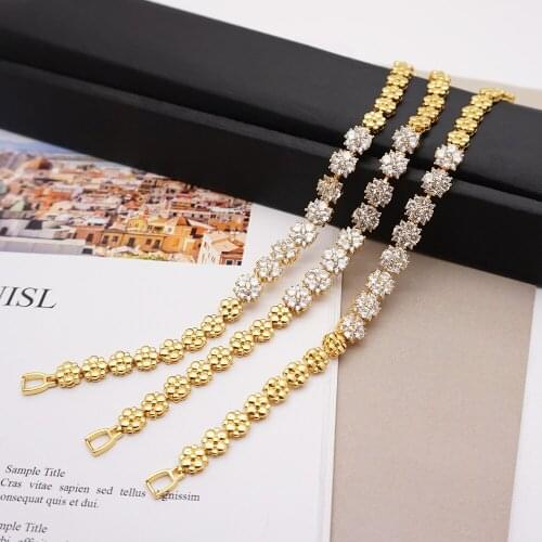 New white Beautiful Bracelet for Women Austrian Crystal Fashion Heart Chain Bracelet Wholesale