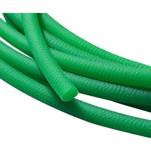 1Meter Green Polyurethane Conveyor Belts Diameter 2/3/4/5/6/7/8/9/10/12/15mm PU Round Strip Bar Drive Belt Meltable Roll Cord