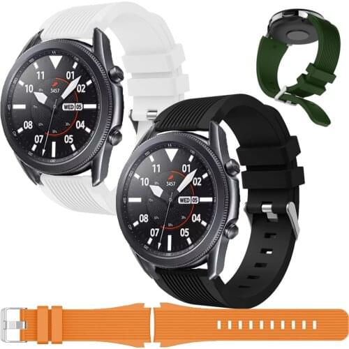 22mm Watch Band For Samsung Galaxy watch 3 45/46mm/S3 Frontier Classic Silicone Strap Smart watch Quick Replacement Accessories