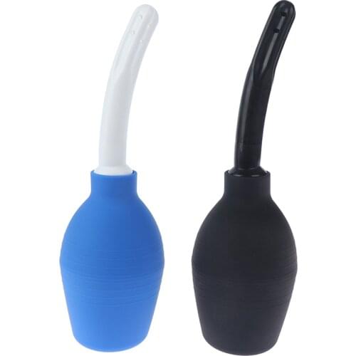 224ml/310ml Silicone Ball Type Vaginal Enema Syringe Anal/Vaginal Bulb Douche Colonic Irrigation Enema Rectal Syringe Anal Clean