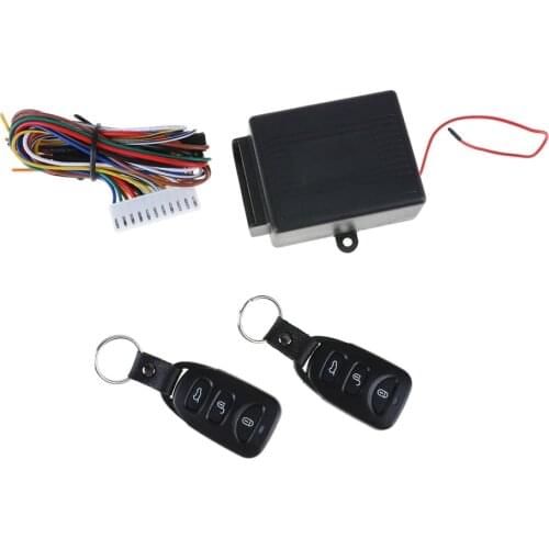 Universal Alarm Systems Car Remote Central Kit Door Lock Locking Vehicle Keyless Entry System New With Remote Controllers New