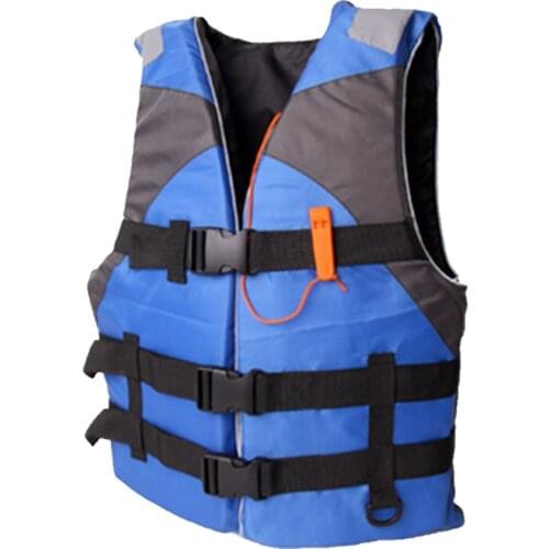 Universal Outdoor Snorkeling Drifting Life Jacket with Reflective Strips Boating SkiVest Strong Buoyancy and Practicability