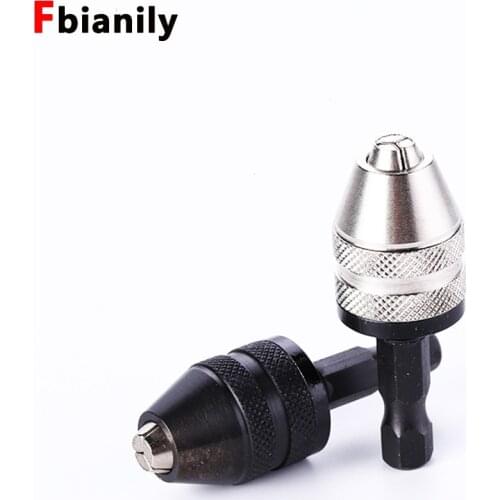 1pc Quick Change Keyless Drill Chuck Screwdriver Impact Driver Adaptor Shank Drill Bit Tool Quick Change Convertor Adapter