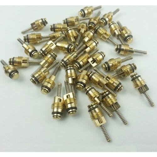100pieces Automobile air-conditioning valve core,Air conditioning sealing valve core,R134a-5 valve core