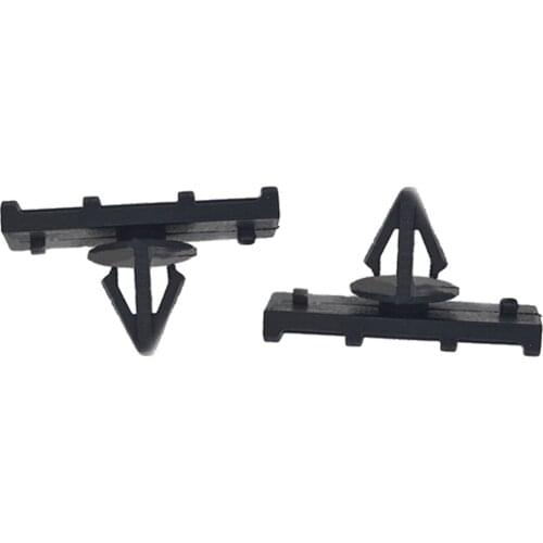 10XNylon Black Fender Flare Rocker Moulding Clip Rivet 68039280-AA For Jeep JK Wrangler 2007 ~2010