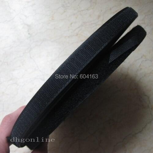 27 yard 5/8" 15mm Sew-On Roll Hook Loop Tape hard soft Black