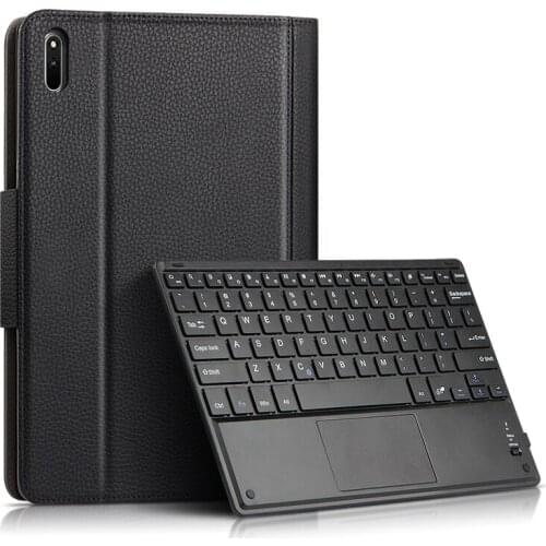 Bluetooth Touchpad Keyboard Case For Huawei MatePad 11 10.95 inch DBY-W09 DBY-L09 Cover Luxury PU Leather Magnetic Funda + Film