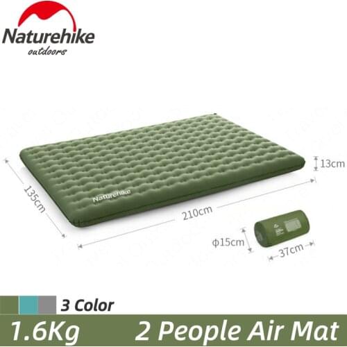 Naturehike TPU Double Inflatable Mattress 13CM Thicken Sleeping Mat Waterproof Portable Camping Travel Picnic Moisture-proof Pad