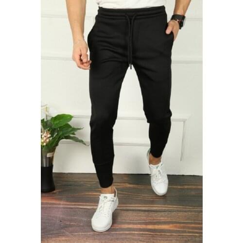 Male Black Scuba Fabric Slimfit Jogger Outdoor Tracksuit Six 36