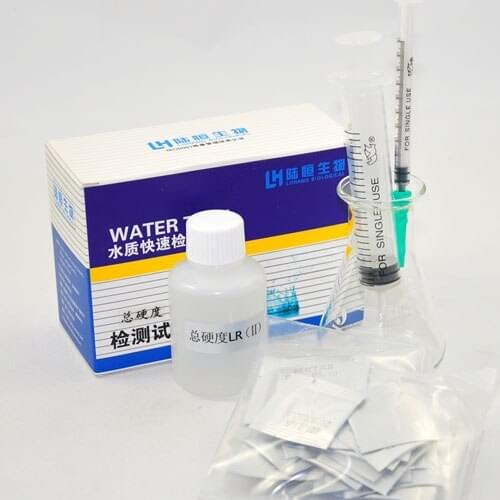 Determination of total hardness test kit for determination of calcium and magnesium ion in deep well water hardness test reagent