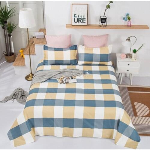 Bed Sheet 2020 New Pattern Decor Home Textile Bedding Coverlet Flat Sheet Flower Bed Cover Bed Sheet