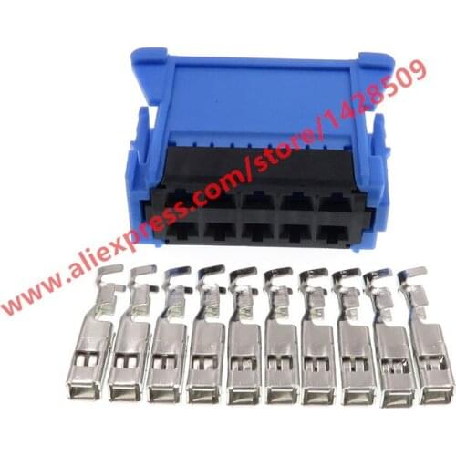 5 Sets 10 Pin Automotive Blower Resistor Plug Car Air Conditioner Connector For Peugeot 98174-1004